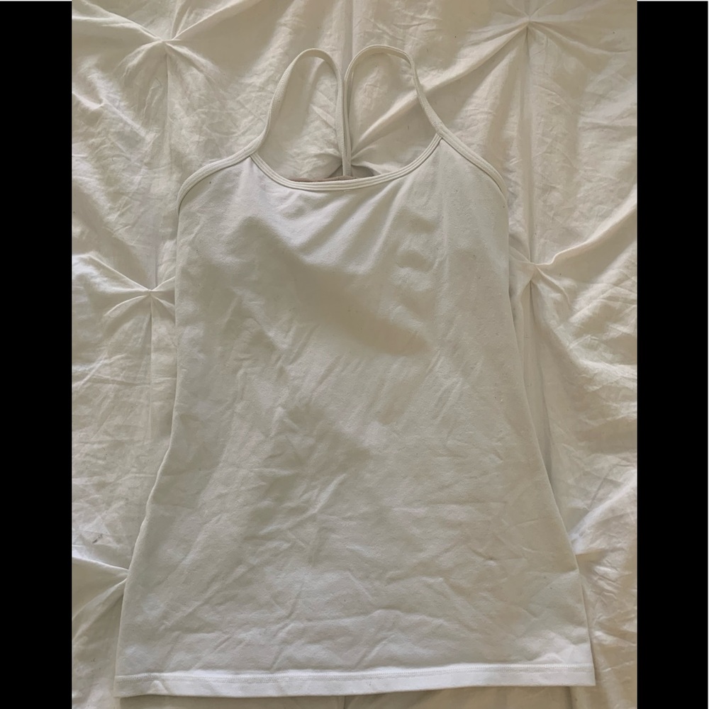 White lululemon tank